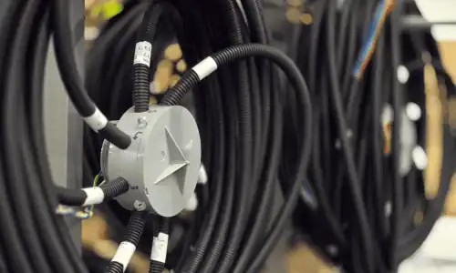 Départs repérés sur une pieuvre électrique